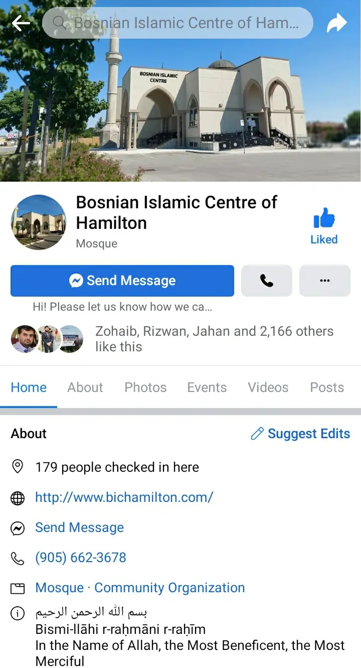 Bosnian Islamic center, business photo