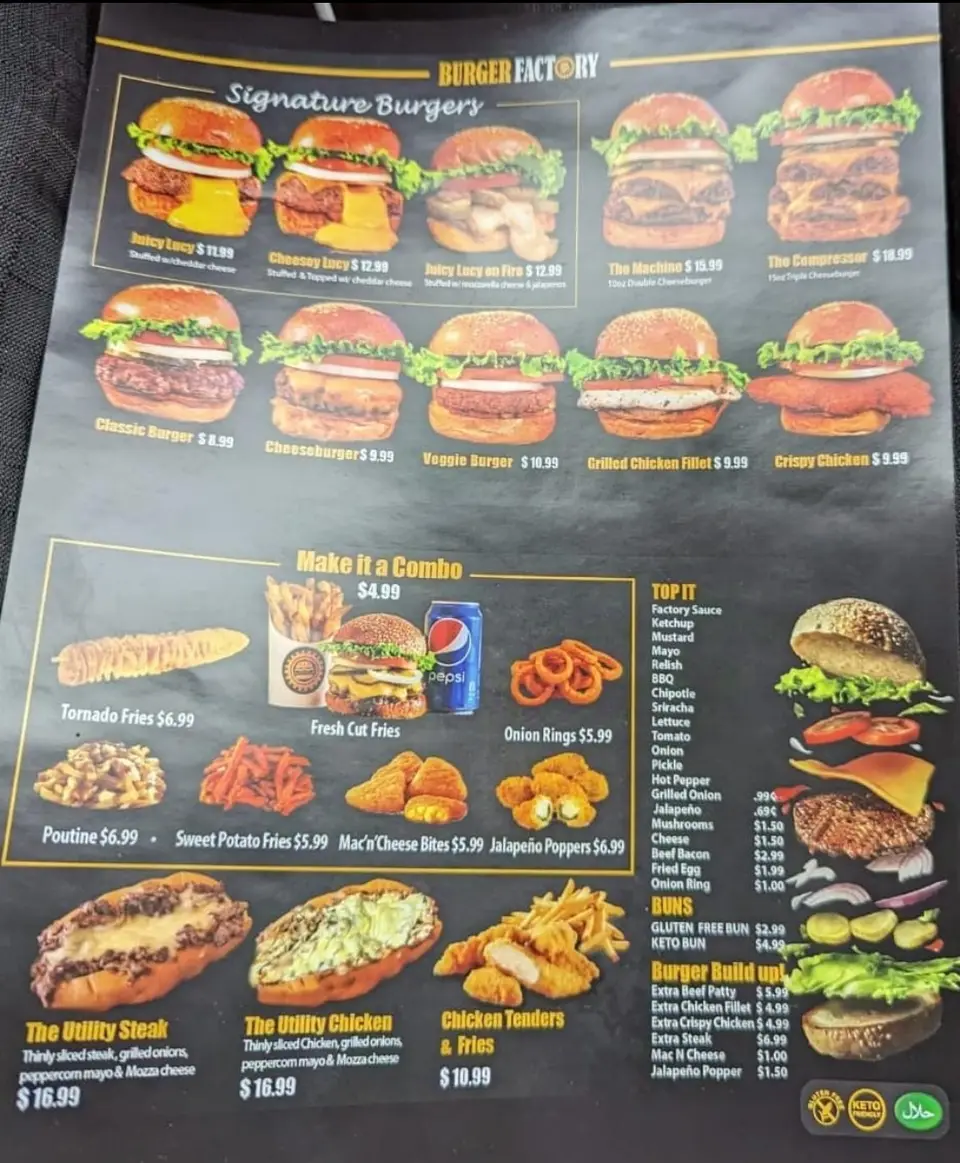 Burger Factory, business photo