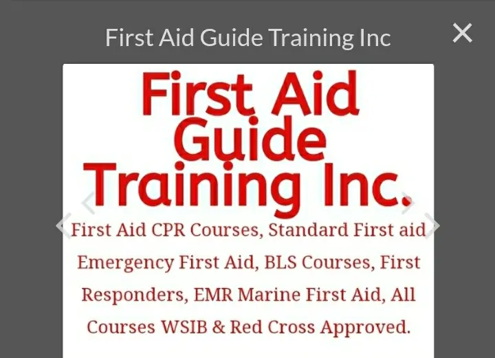 First Aid Guide Training Inc, business photo