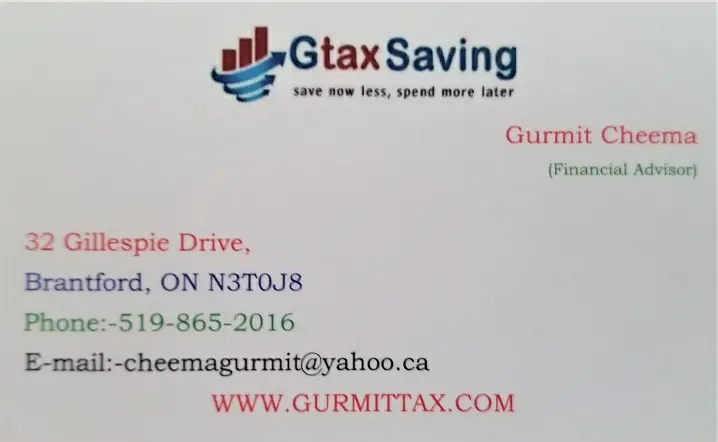 Gurmit Cheema business card: Financial Advisor