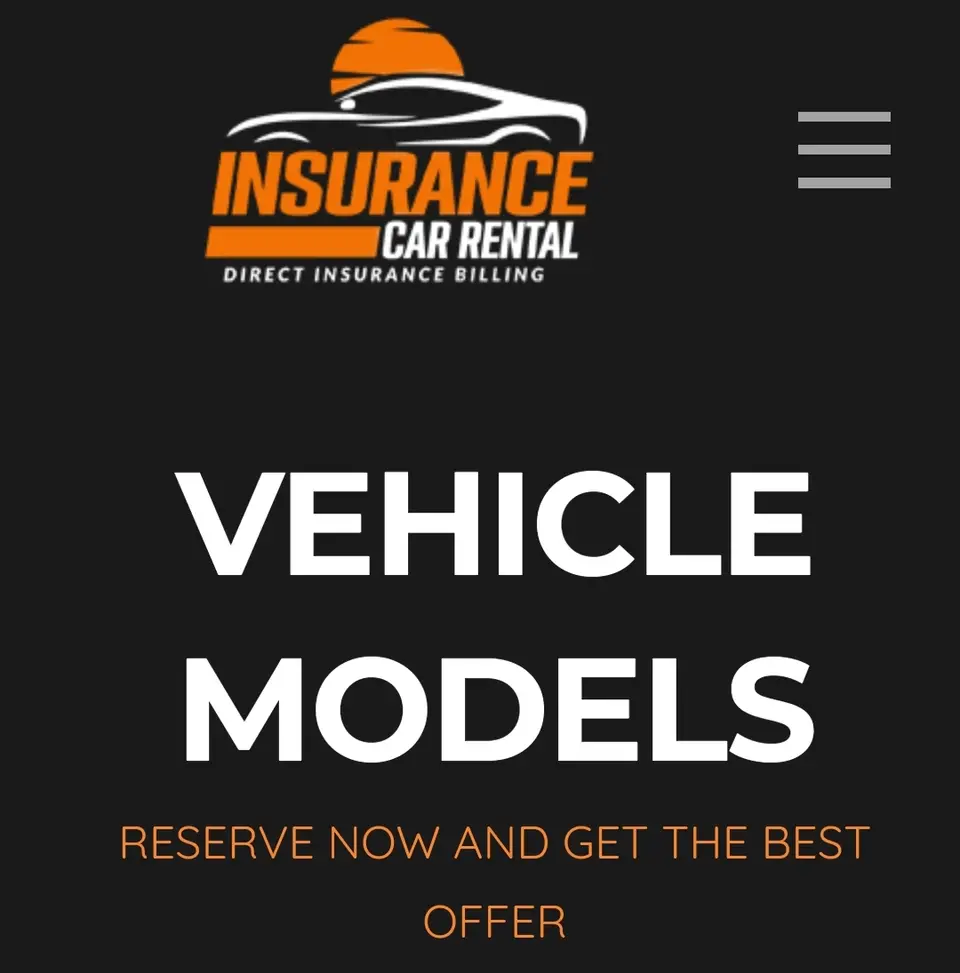Insurance Car Rental business card