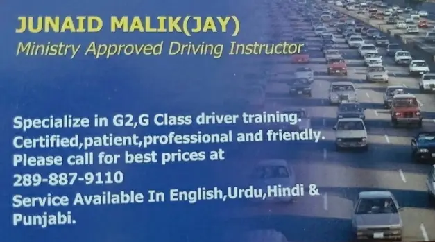 Junaid Malik (Jay) business card
