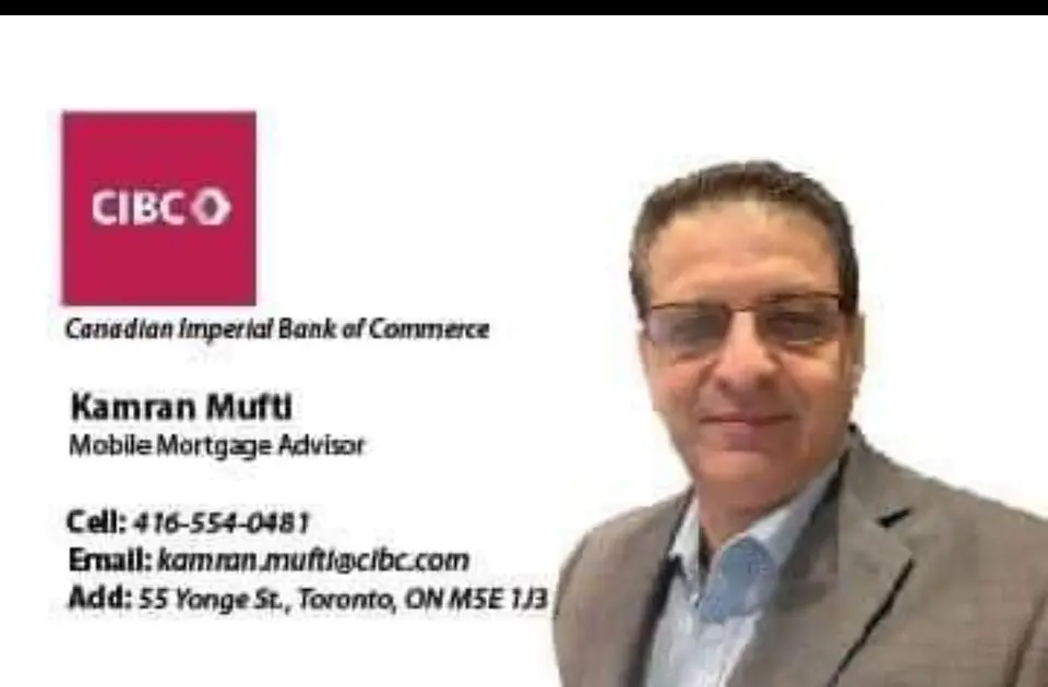 Kamran Mufti Mobile Mortgage Advisor business card