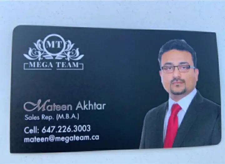 Mega Team Realty business card