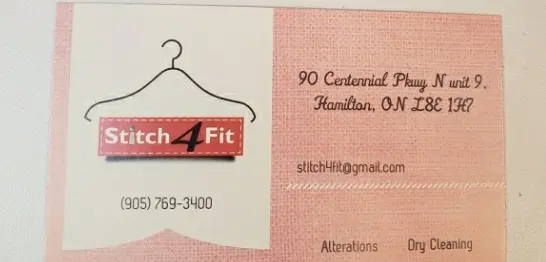 Stitch for Fit business card