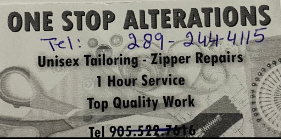 One Stop Alterations