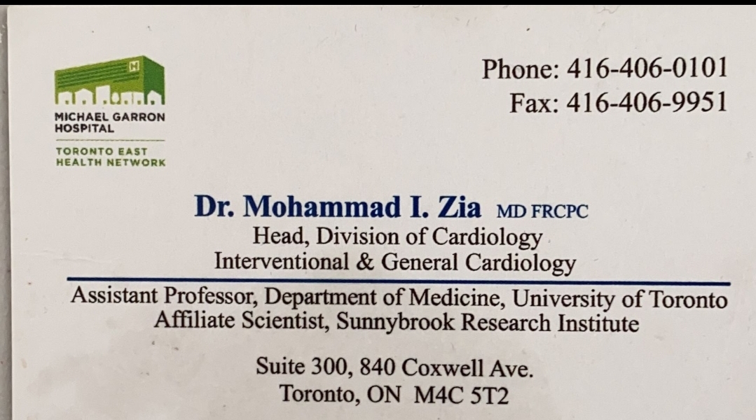 Dr Muhammad I. Zia