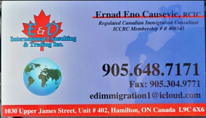 E & D International Consulting &Trading Inc