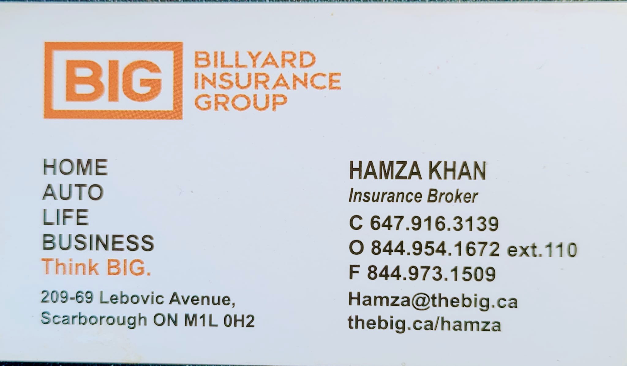 HAMZA KHAN Insurance Broker