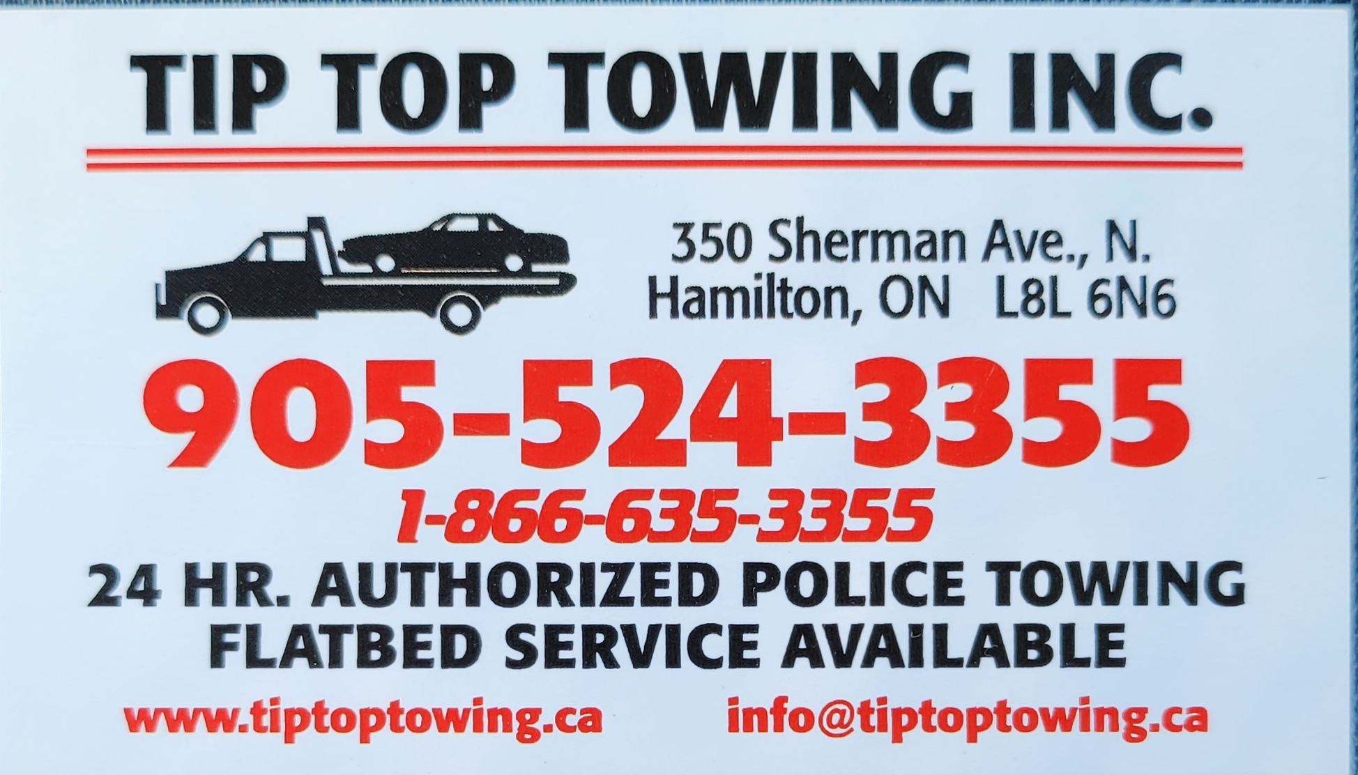 TIP TOP TOWING Inc.