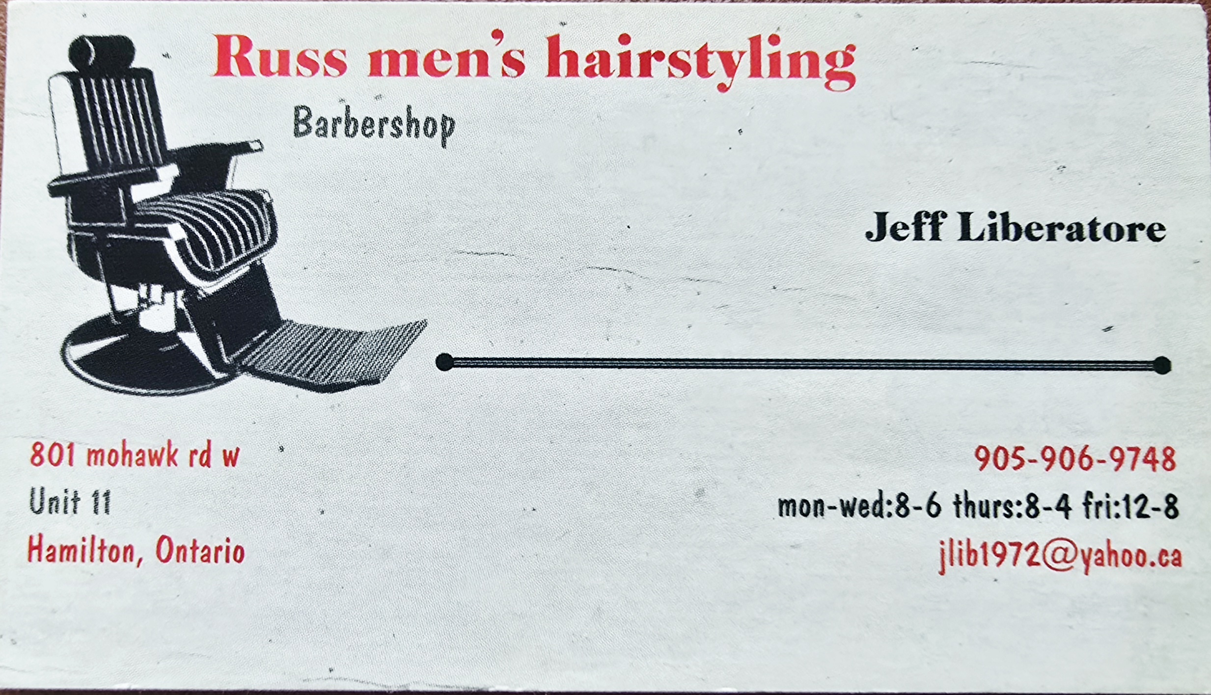 Russ Men's Hair Styling,Jeff Liberatore